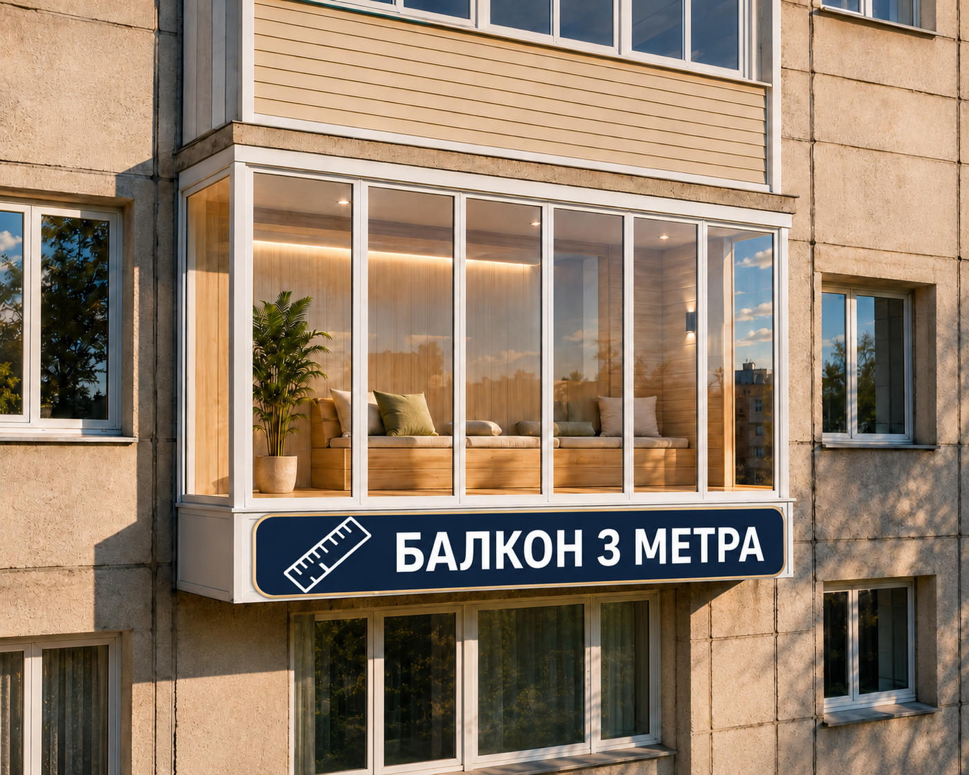 Балкон 3м