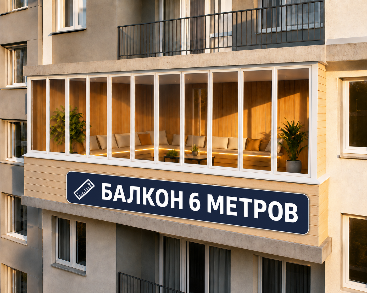 Лоджия 6м